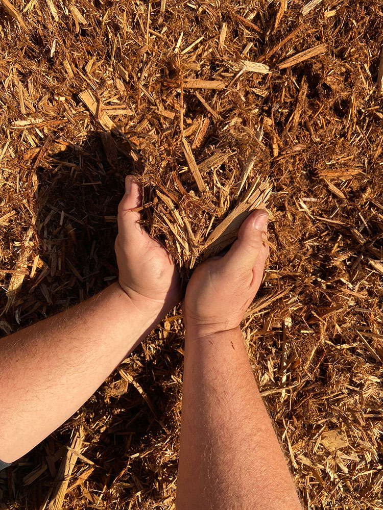 Image of Smith Brothers Mulch around a tree